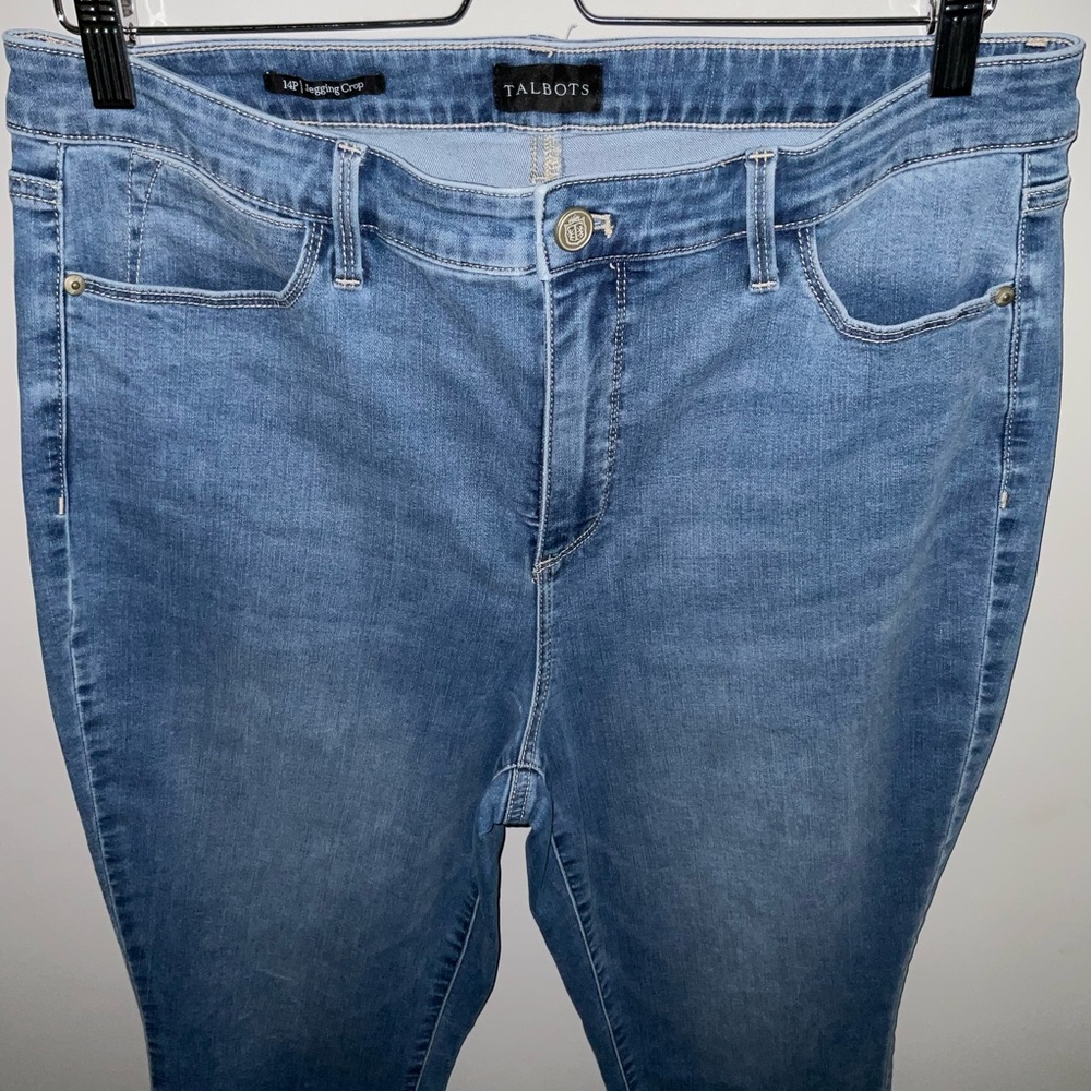 Talbots Blue Ankle Cropped Jeans